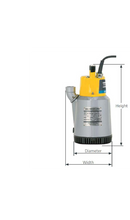 Cargar imagen en el visor de la galería, WEDA10460  Atlas Copco WEDA 10, Pump, 2 HP, 460/3/60, 2" discharge 27.5 lbs