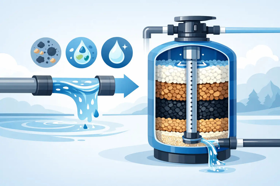 How a Multimedia Water Filter Tank Works