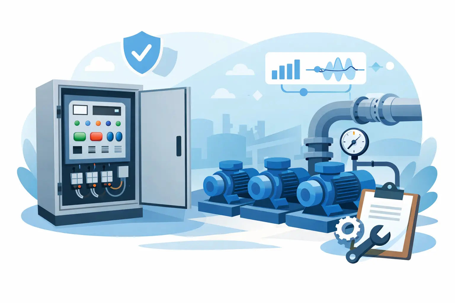 Pump Control Panel Selection for Reliable Systems