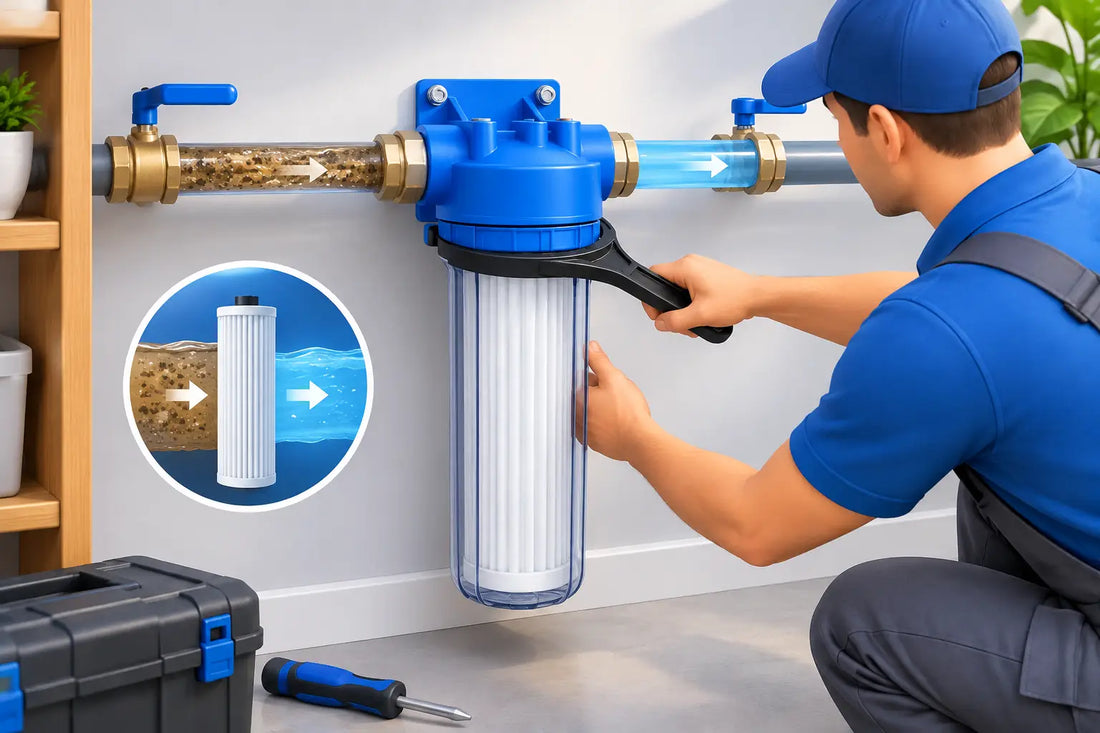 Sediment Filter Installation for Reliable Flow