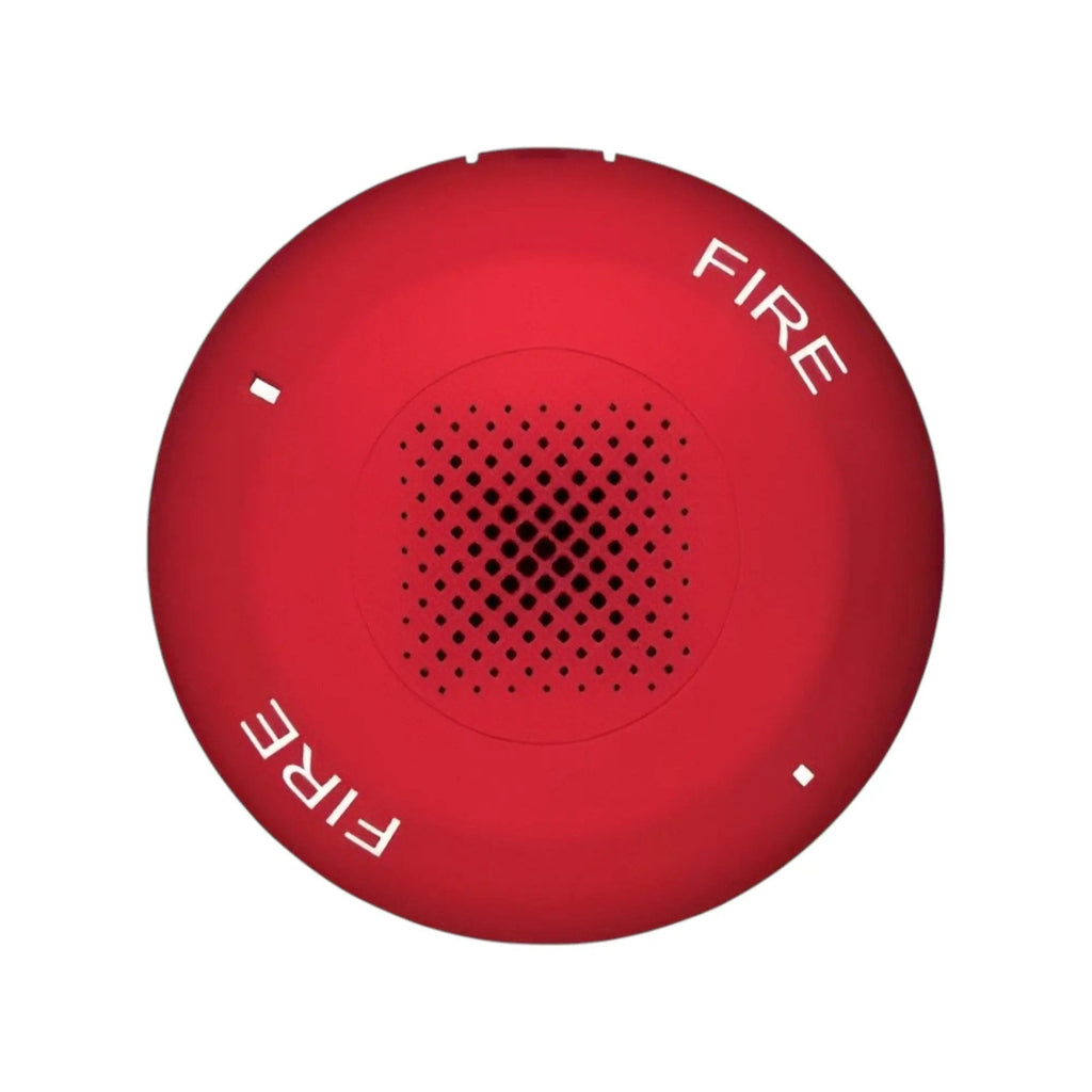 Kidde Genesis Red Fire Ceiling Speaker Clear Emergency Alerts for Safety