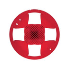Kidde Genesis Red Ceiling Speaker Strobe Cover UL/FM Approved for Enhanced Fire Safety