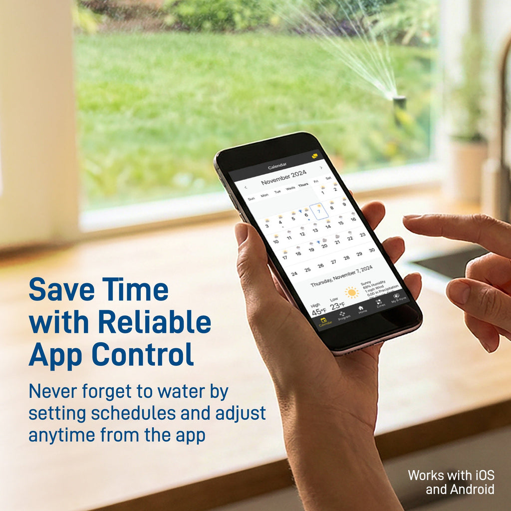 B-hyve XD 1-Outlet Smart Hose Faucet Sprinkler Timer with B-hyve Smart Gen 2 Hub | 24516