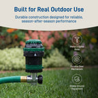 H2O-Six® Gear-Drive Sprinkler on Plastic Wheel Base 58572