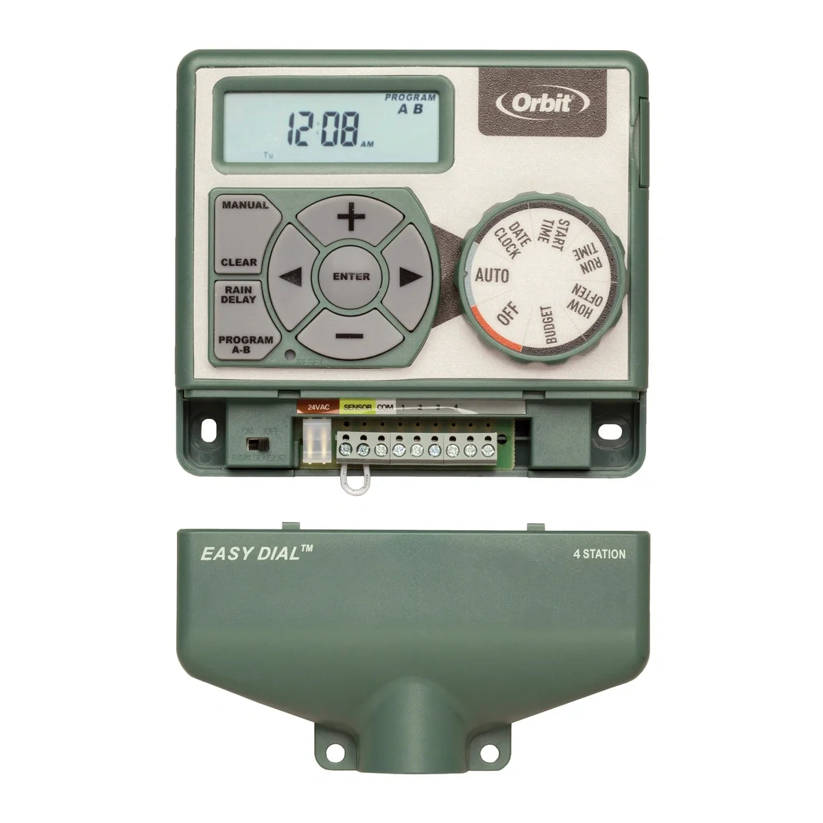 Easy Dial 4-Station Indoor Sprinkler Timer/Controller Green | 57594