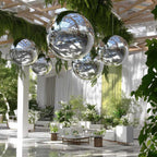 Yescom Inflatable Mirror Balloon with Iridescent, Gold, Silver, Black Options