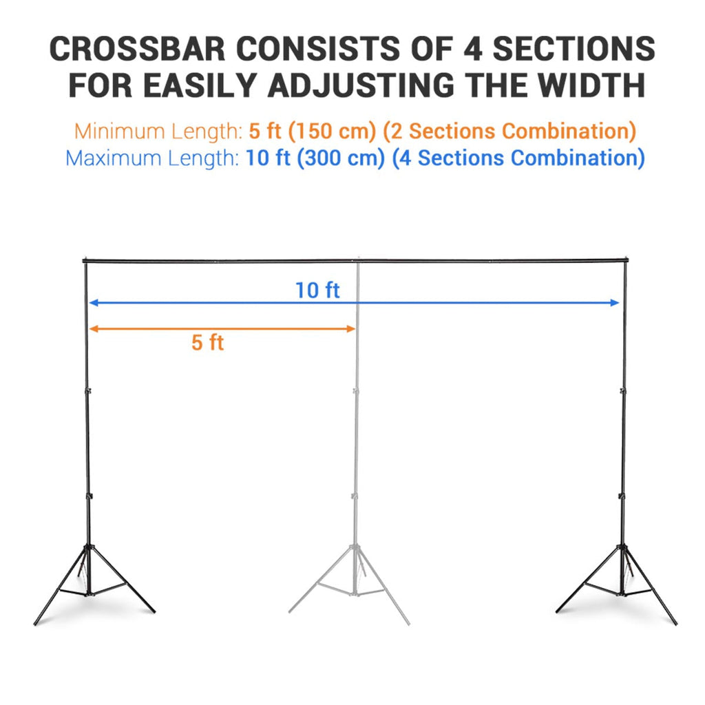 Yescom 10'x7' Sequin Shimmer Wall Backdrop (Tripod Stand Included)