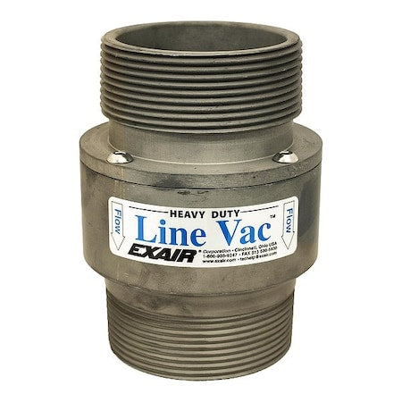 ThreadedVacuumConveyor,3" Hose ID,Steel