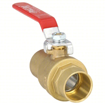 Manual 2-Way Ball Valve,Sweat,Brass