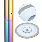 Yescom 10' Spinning Dance Pole Kit Removable D45mm Colorful
