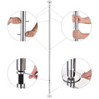 Yescom 11.5ft Spinning Pole Dancing Pole Home Exercise
