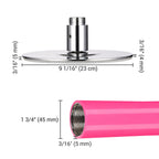 Yescom Silicone Portable Spinning Pole D45mm Ceilling Height Options