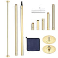 Yescom 10.8FT Golden Portable Spinning Dance Pole D45mm