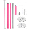 Yescom 12.6ft Silicone Portable Spinning Pole D45mm
