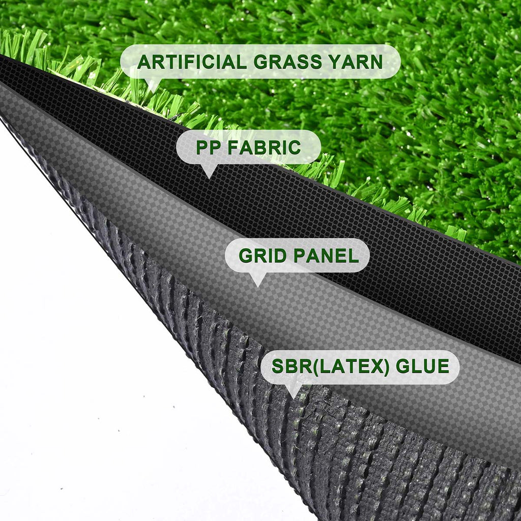 Yescom Artificial Grass Turf Synthetic Carpet Mat Patio