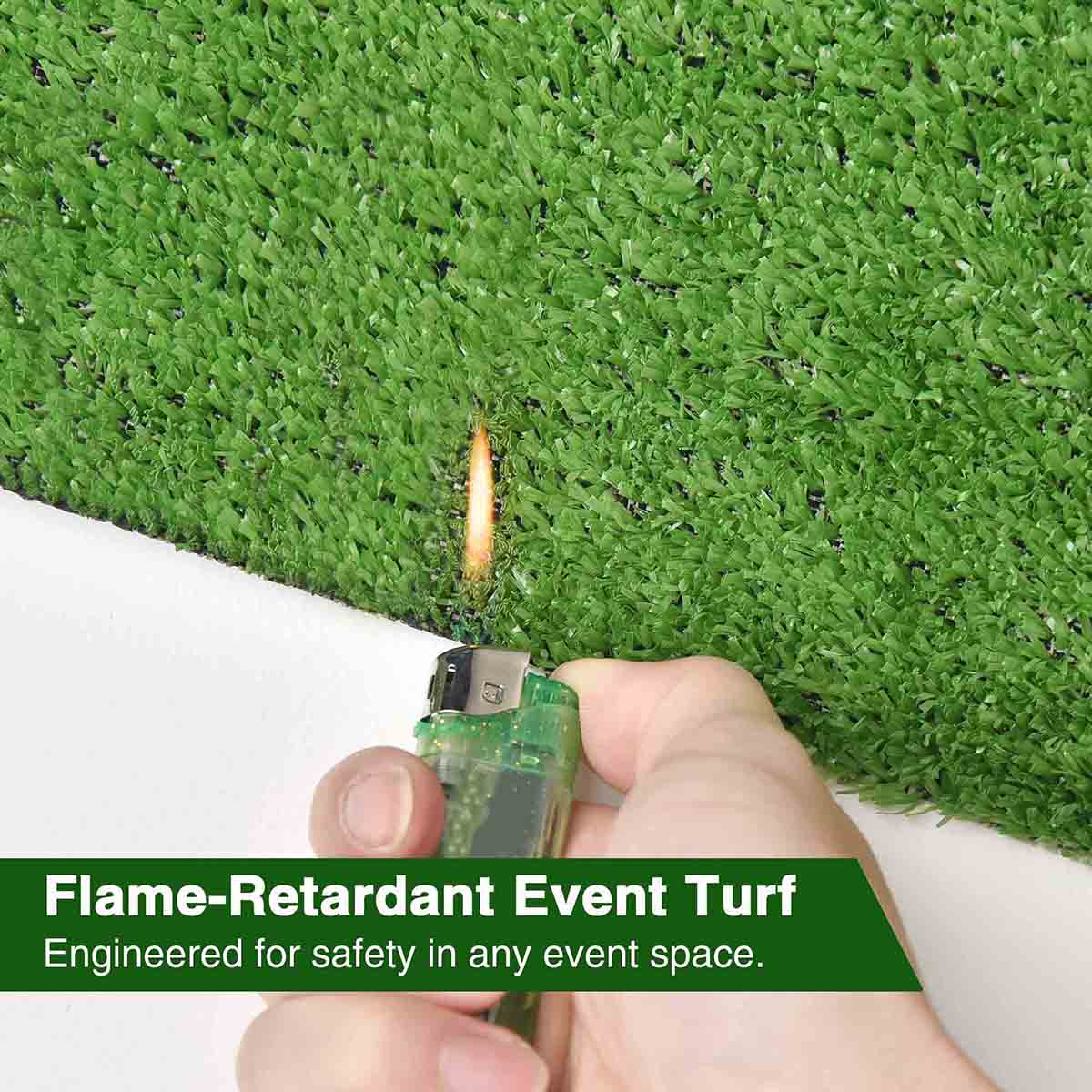 Yescom Event Turf Rolls for Pop-ups & Trade Shows High-Traffic Surface 3/8"H