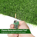 Yescom Event Turf Rolls for Corporate Brand Activations & Launches 13/16"H