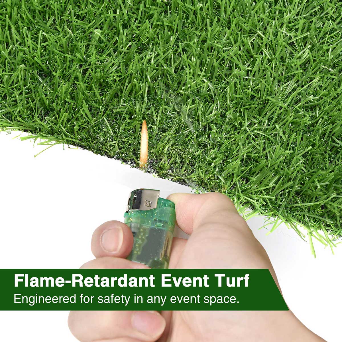 Yescom Event Turf Rolls for Corporate Brand Activations & Launches 13/16"H