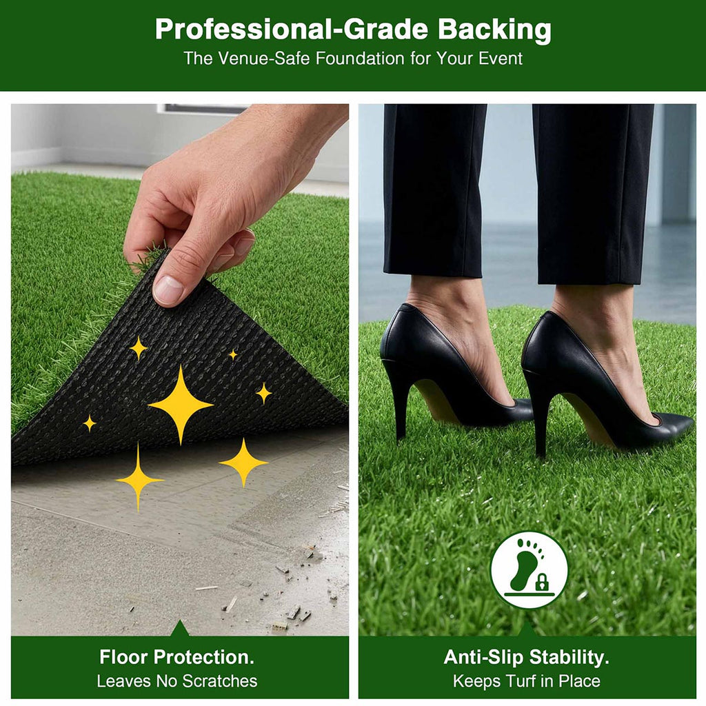 Yescom Event Turf Rolls for Corporate Brand Activations & Launches 13/16"H