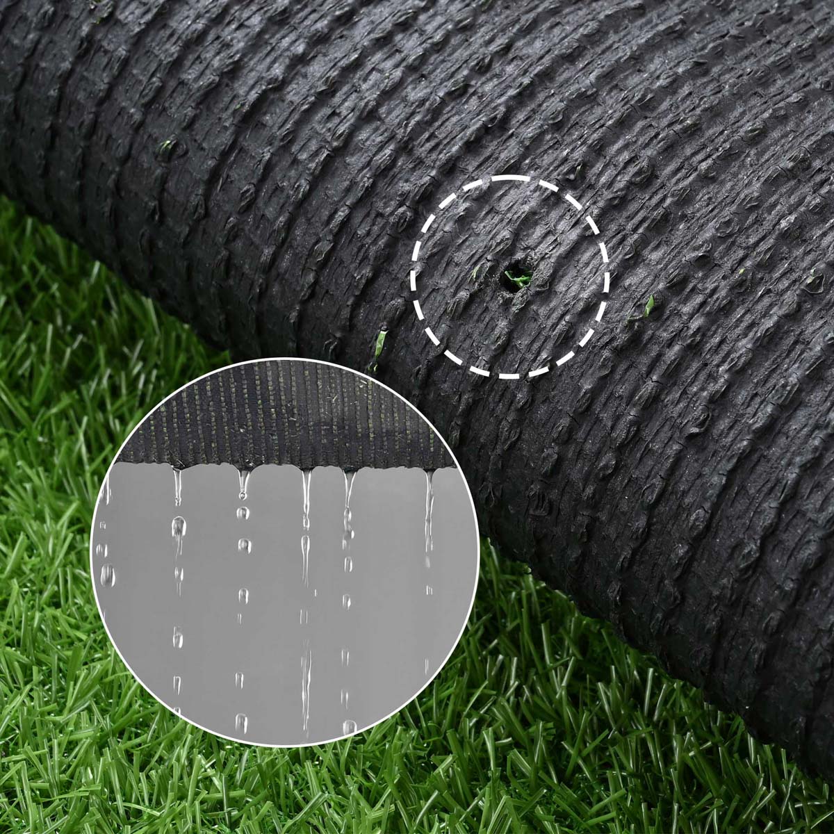 Yescom Outdoor Pet Turf Rolls for Dog Daycare Facility 13/16"H