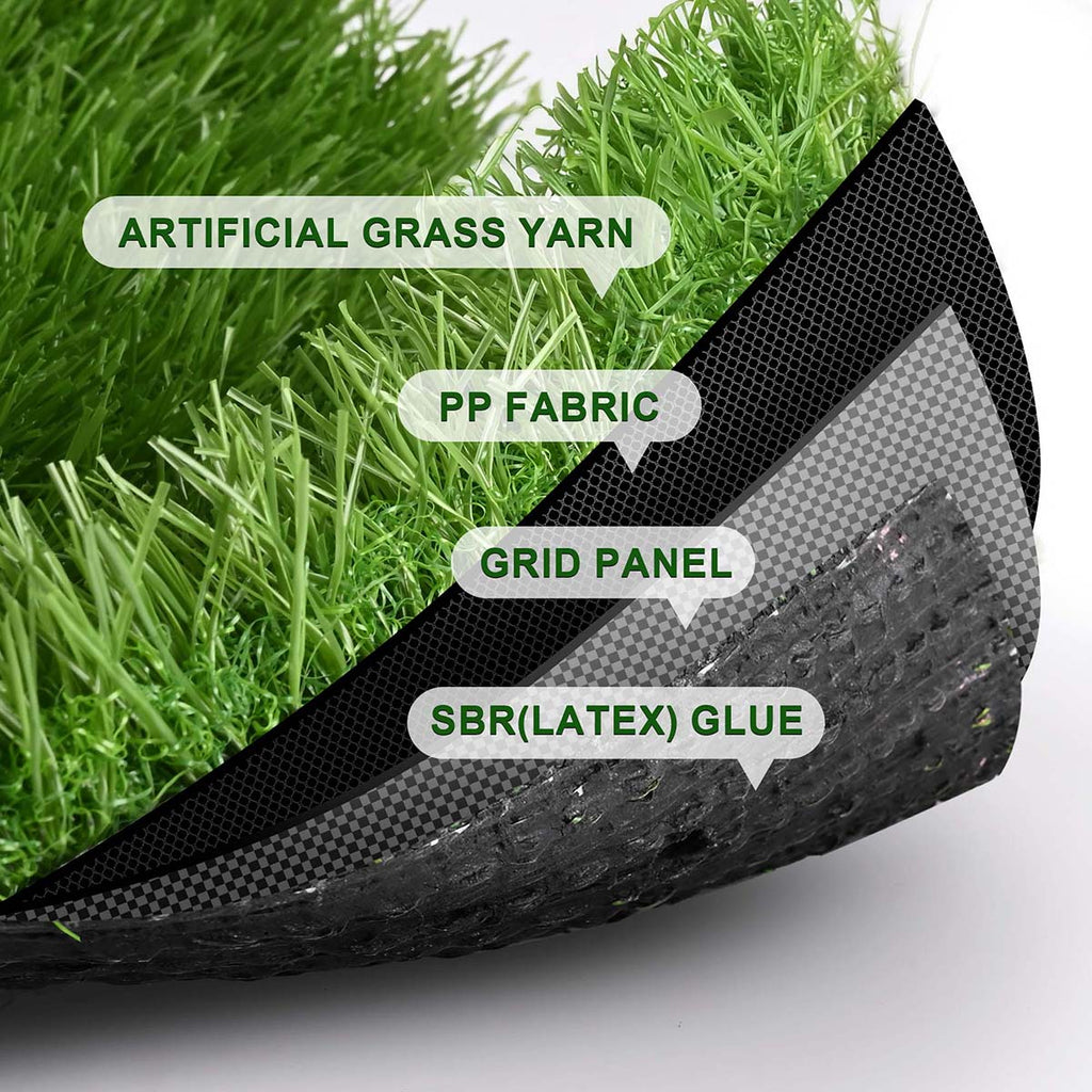Yescom Outdoor Pet Turf Rolls for Dog Daycare Facility 1 3/8"H