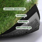 Yescom 4-Tone Autumn Blend Commercial Artificial Turf, 1 3/8"H