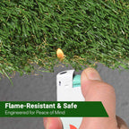 Yescom 4-Tone Autumn Blend Commercial Artificial Turf, 1 3/8"H