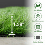 Yescom Outdoor Pet Turf Rolls for Dog Daycare Facility 1 3/8"H