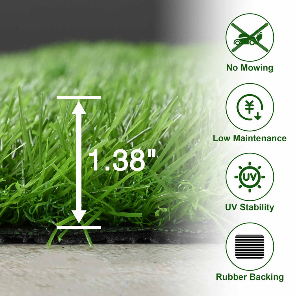 Yescom Wholesale Realistic 1.38" Artificial Grass & Turf Roll, Project Supplier