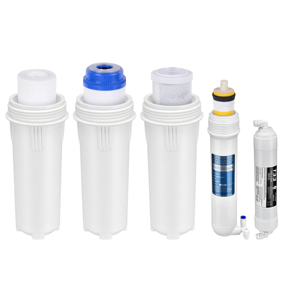 Yescom 5-Stage Water Filter System w/ 8 Extra Filters