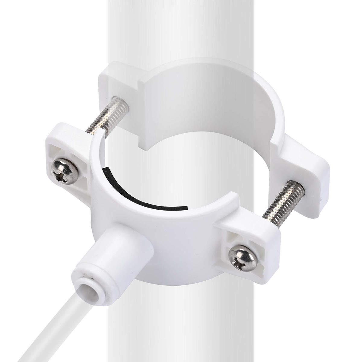 Yescom 10x Drain Saddle Clamp with 1/4" Quick Connect Fitting