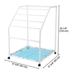 Yescom Pool Towel Rack Hot Tub PVC Drying Rack