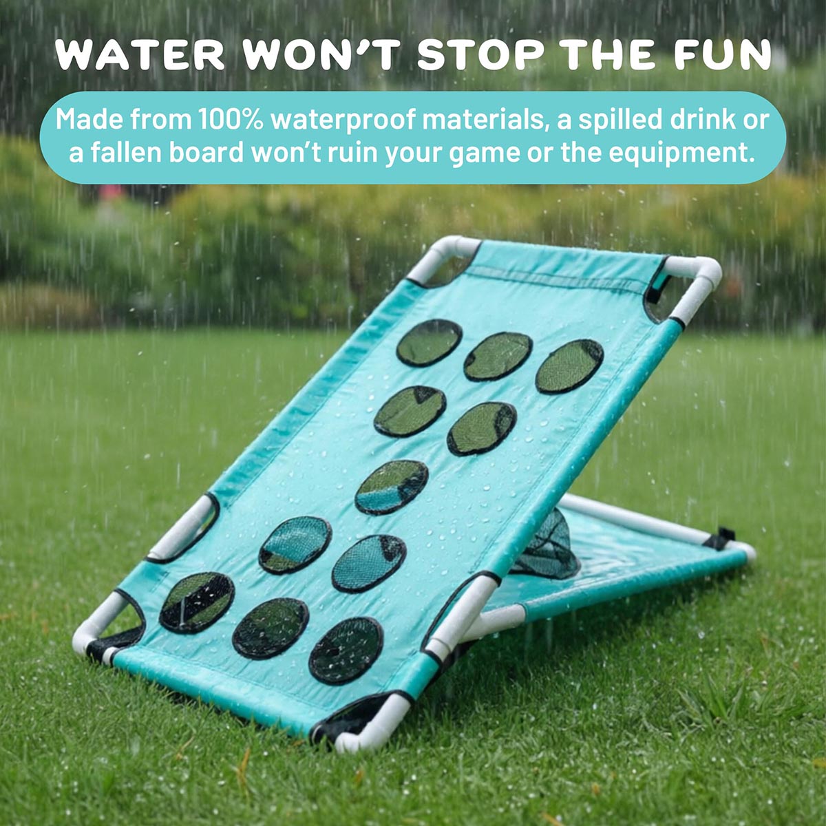 Yescom All Weather Cornhole Board Bag Toss Lawn Games