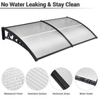 Yescom Door & Window Poly Awning Canopy 80"x40"