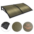 Yescom Door & Window Poly Awning Canopy 80"x40"