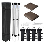 Yescom 10x10 Pop Up Canopy Tent with Weight Bags Air Vent