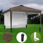 Yescom 10x10 Pop Up Canopy Tent with Weight Bags Air Vent