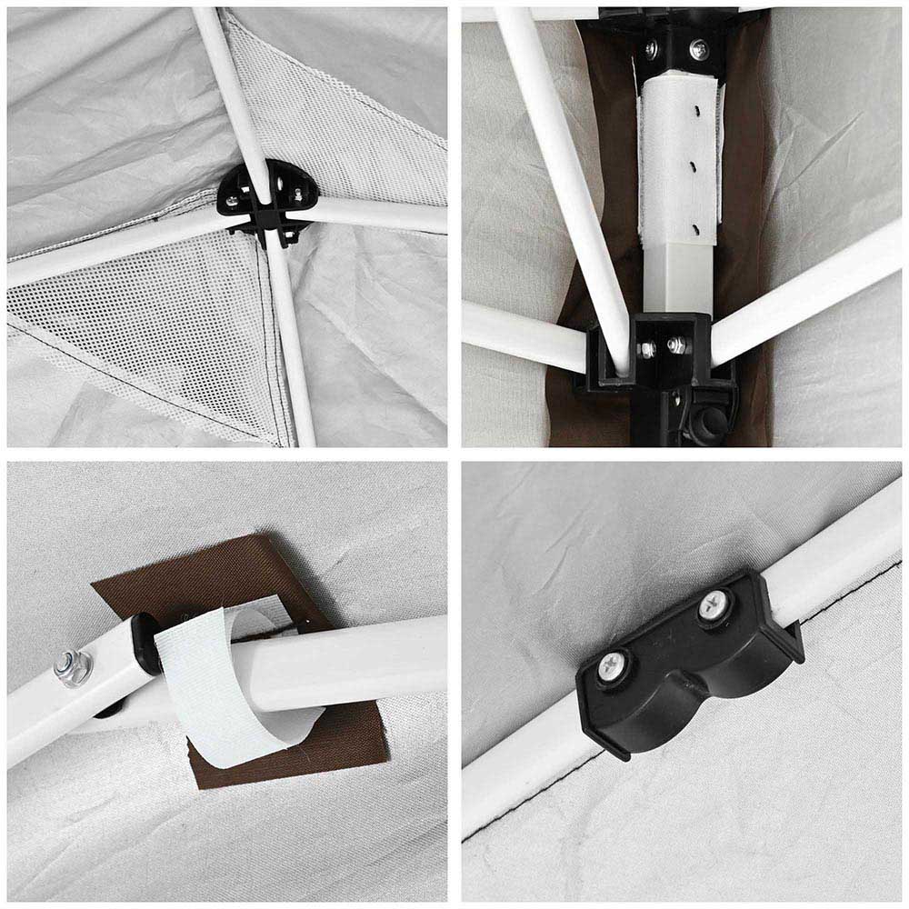 Yescom 10x10 Pop Up Canopy Tent with Weight Bags Air Vent
