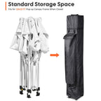 InstaHibit Canopy Storage Bag w/ Wheels 11x11x63" for 10x10