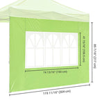Yescom Canopy Tent Wall with Windows 1080D 10x7ft 1pc