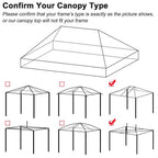 Yescom 10x20 Replacement Canopy Tie-dyed Pink