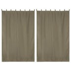 Yescom 2-Pcs Outdoor Tab Top Curtain Panel, 54Wx84L