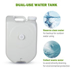 Yescom 6.3Gal Tote Waste Water Tank Travel Camping
