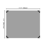 Yescom 10'x12' Heavy-Duty Poly Tarp Reinforced Canopy
