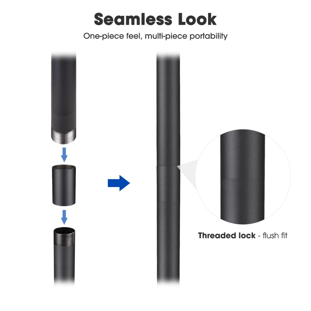 Yescom Shade Sail Posts (Pole, Base, D-Ring Clamp)
