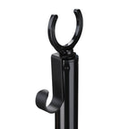 Yescom 10 ft Aluminum String Light Poles with Hook & Stakes 2ct/pk