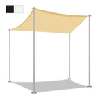 Yescom Shade Sail Posts (Pole, Base, D-Ring Clamp)