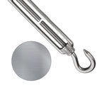 Yescom 2.5mm T304 Stainless Steel Wire Rope w Fasteners, 7x7, 240' - (4x)60'