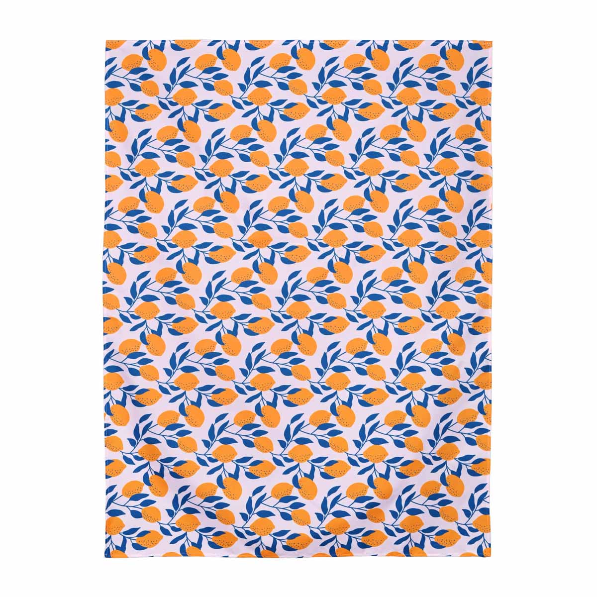 LAGarden Rectangle Tablecloth with Lemon Orange Seagull Print 43"x57"