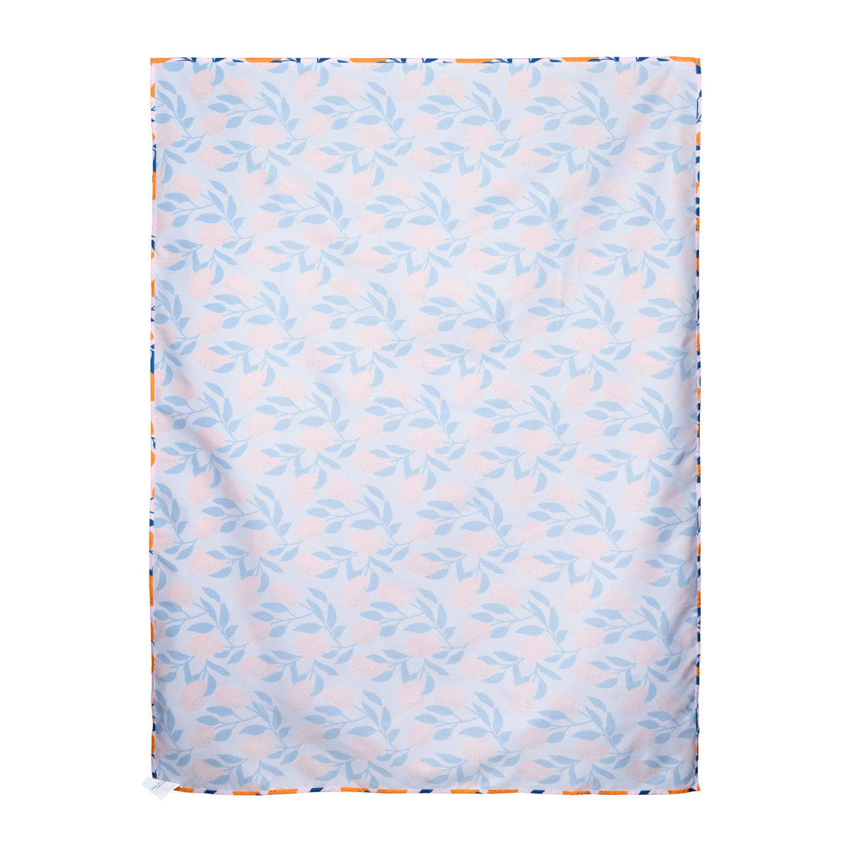 LAGarden Rectangle Tablecloth with Lemon Orange Seagull Print 43"x57"